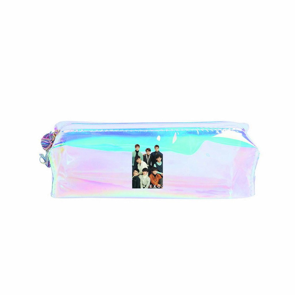 Hộp bút hologram in hình SEO HYUN GOT7 TXT NCT idol kpop bóp viết đựng bút đồ dùng học tập dễ thương