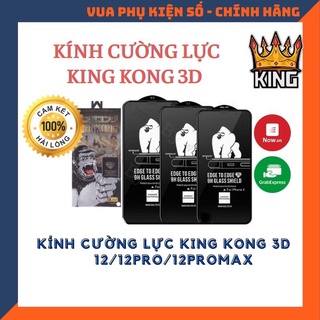 ⭐ Kính cường lực King Kong 3D Full màn chính hãng giá rẻ⭐ cho 12 / 12mini / 12pro / 12promax