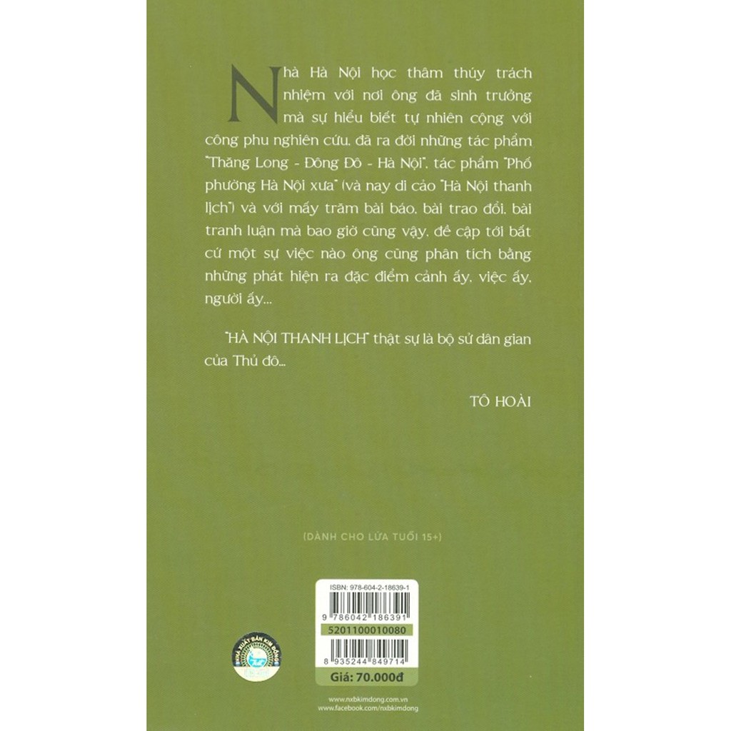 Sách - Hà Nội Thanh Lịch | BigBuy360 - bigbuy360.vn