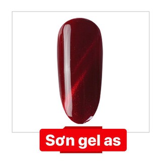 Sơn gel AS mắt mèo đỏ (mã HM-chai đen)