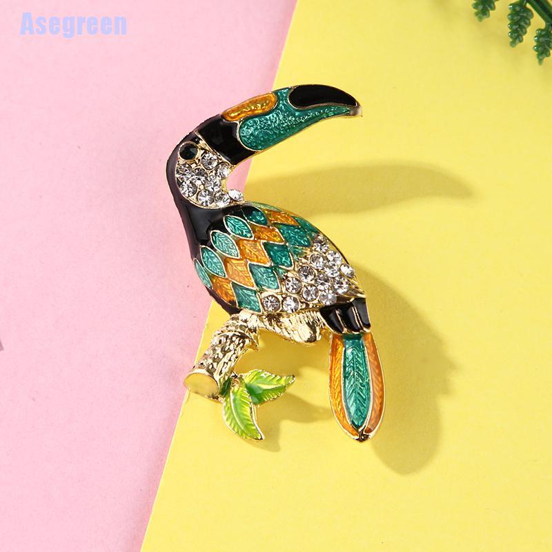 Ghim cài áo hình chim hồng hạc dễ thương