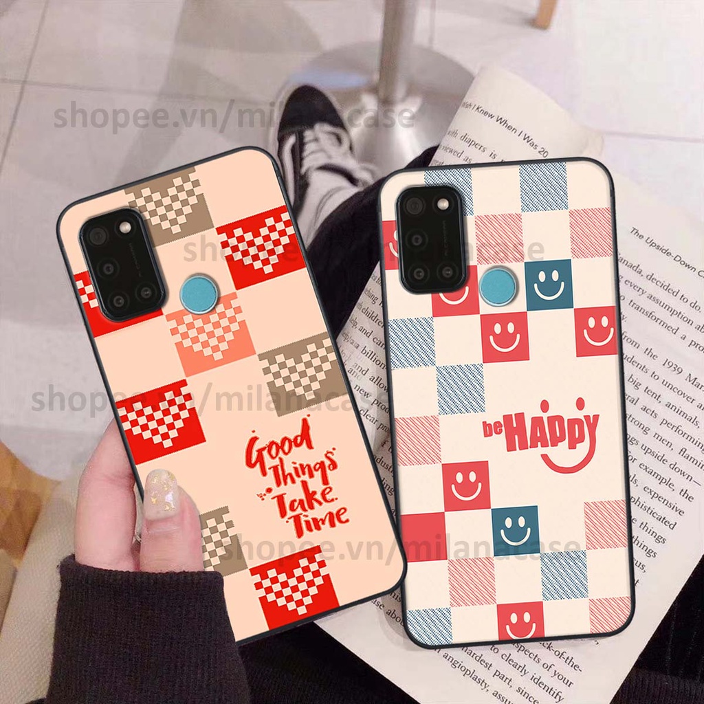 Ốp Realme C17 / 7i caro họa tiết nhiều màu sắc siêu đẹp thời trang cá tính