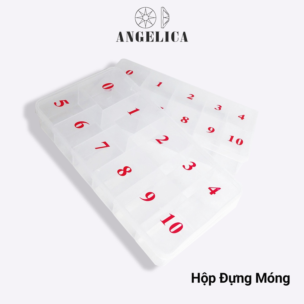 Hôp Đựng Móng Chia 10 Ô ANGELICA HDM