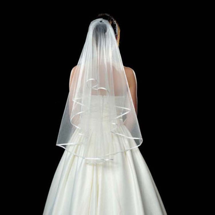 Kính gửi thương mũ, mạng che mặt cô dâu ren, vải tuyn chất lượng cao / lưới đám cưới thanh lịch