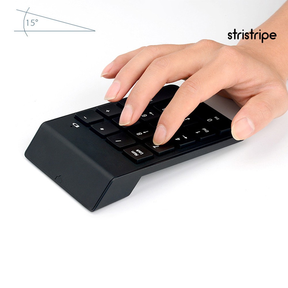 STR 18 Keys Mini USB 2.4GHz Wireless Numeric Keypad Keyboard Numpad for PC Laptop