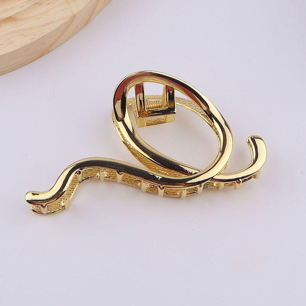 FORBETTER Kẹp Tóc Càng Cua Bằng Kim Loại Phong Cách Vintage Cho Nữ Giá Đỡ