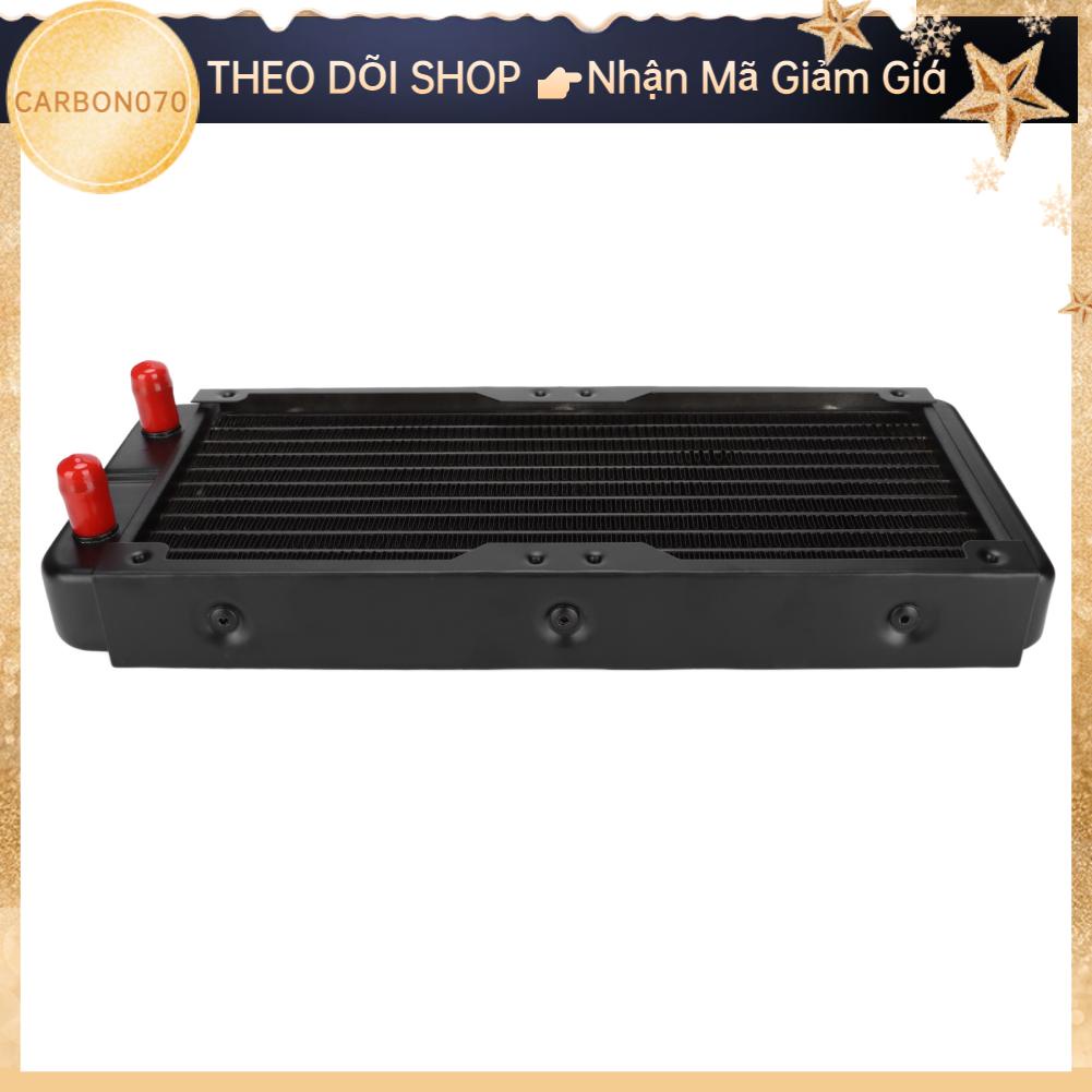 Carbon070 Bộ tản nhiệt bằng nhôm Tản tốt Lắp đặt đơn giản Đầu nối miệng 10 ống trao đổi