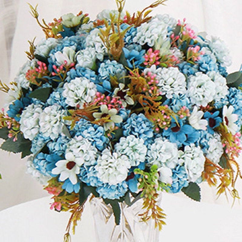 Bó Hoa Mẫu Đơn Nhân Tạo 15 Bông Trang Trí Tiệc