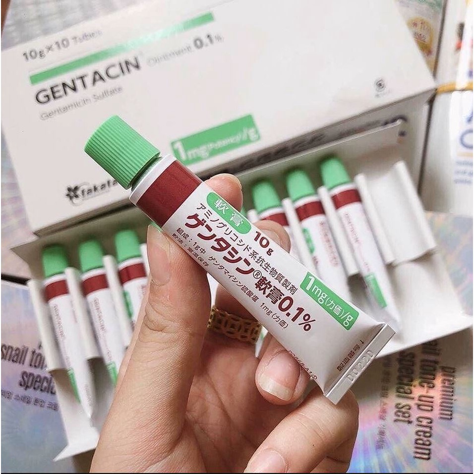 Gentacin Kem Mờ Sẹo, Giảm Thâm Sẹo Nhật Bản Hỗ Trợ Tái Tạo Da, Không Chứa Cồn 10g - Intima Official