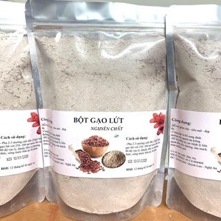 Bột gạo lứt nguyên chất giảm cân đóng túi zip 1 kg