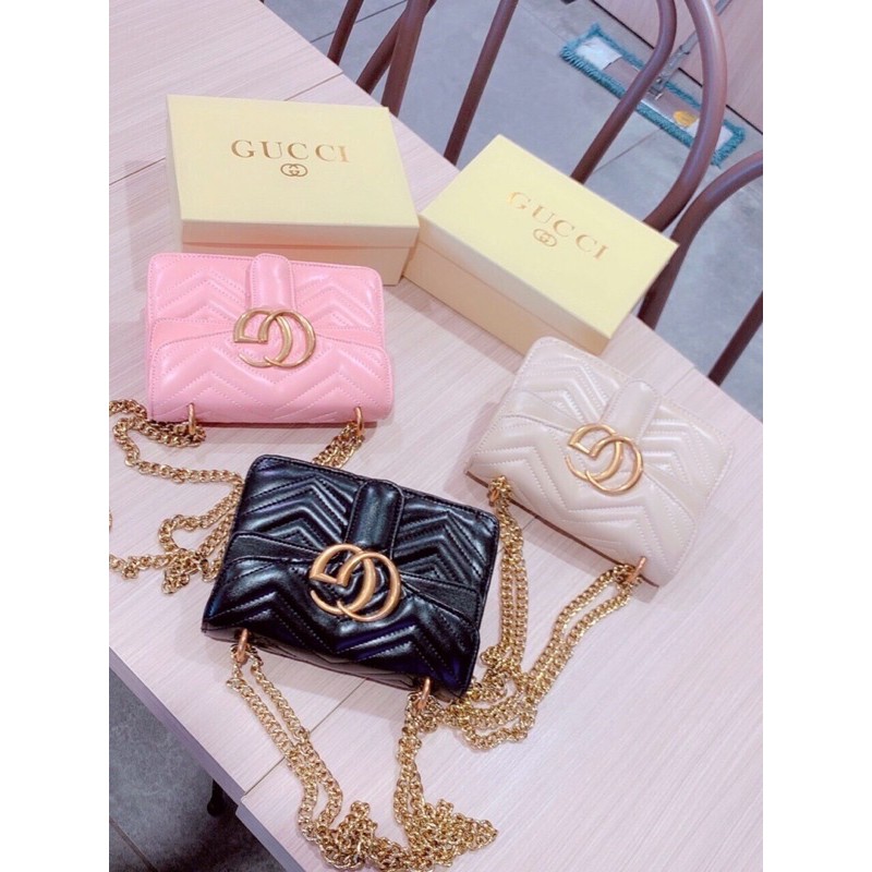 Túi đeo chéo , đeo vai phối xích sang chảnh shoptuixinh