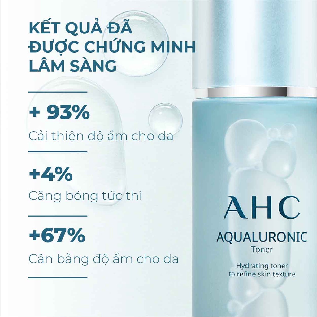 [Mã COSAHC03 giảm 10% đơn 600K] Nước Cân Bằng Dưỡng Ẩm AHC Aqualuronic Toner 150ml