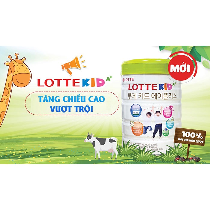 Sữa Lotte Kid thay thế Kid Power A+ 750g Nội Địa Hàn