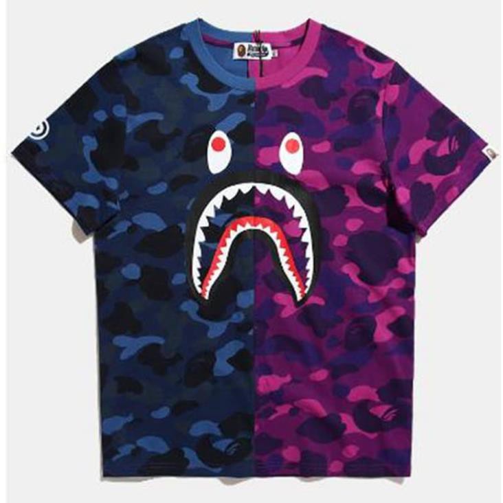 new 2021 [Freeship] Áo phông Bape cá mập,bape shark . ⛔