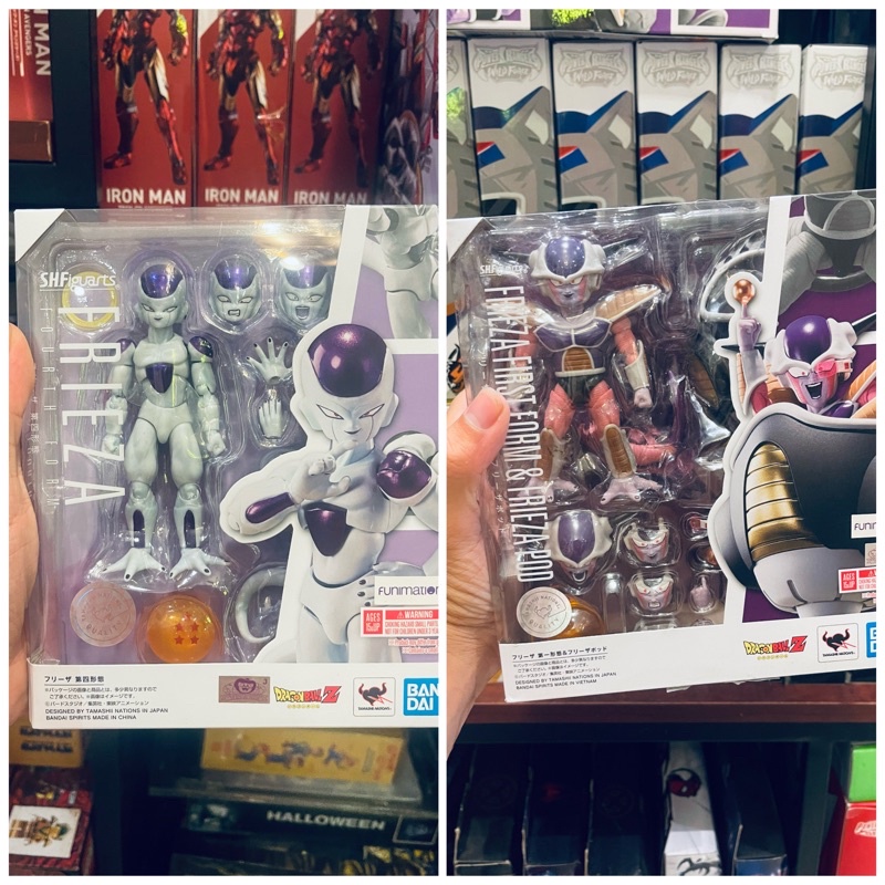 Mô hình Shf chính hãng Bandai - Frieza first form & pod