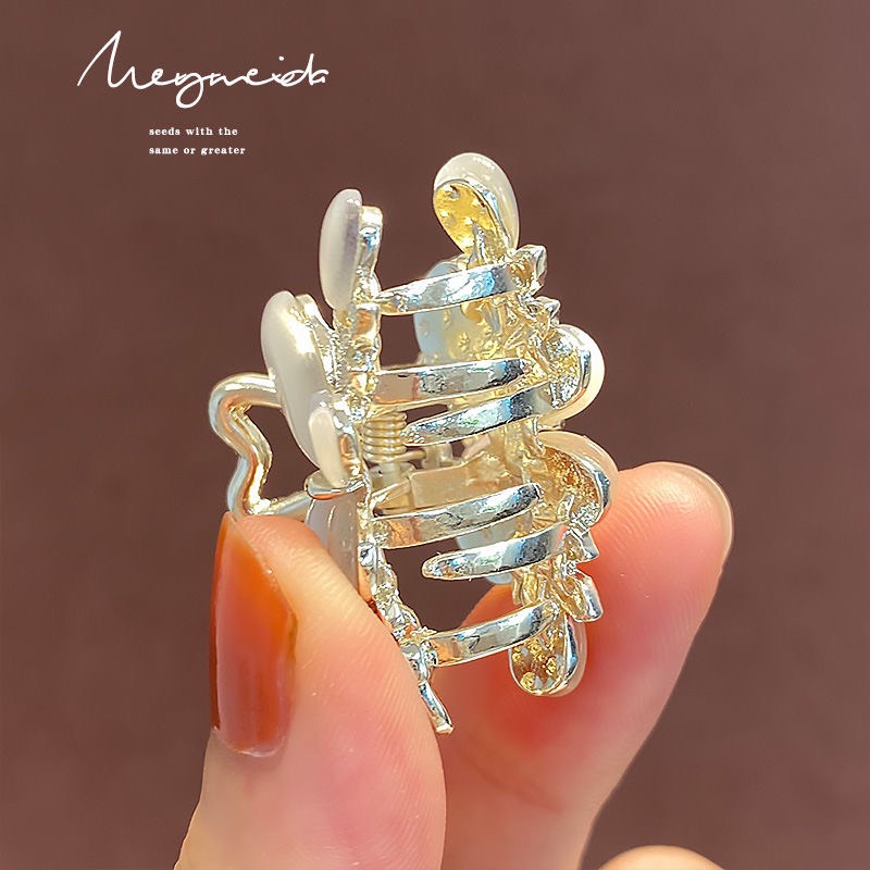 [Mới] Kẹp Tóc Mái Mini Hợp Kim Đính Đá Mắt Mèo Cao Cấp Sang Trọng Phong Cách Hàn Quốc Thanh Lịch Mã Số Mona 044.