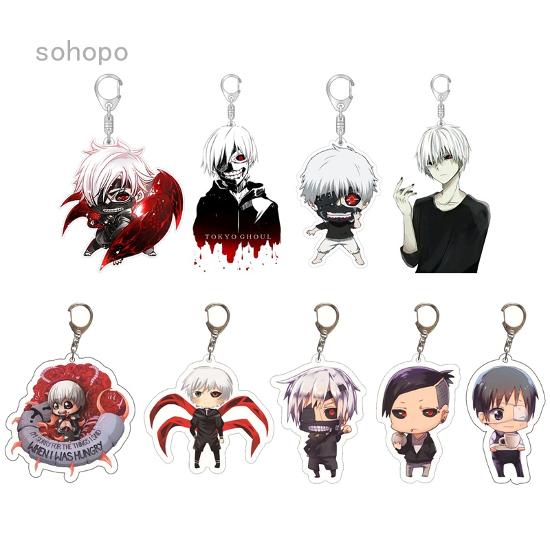 Móc Chìa Khóa Hình Nhân Vật Kaneki Ken Trong Tokyo Ghoul
