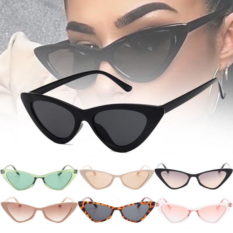 1 Kính Mát Gọng Tam Giác Chống Tia UV Thời Trang