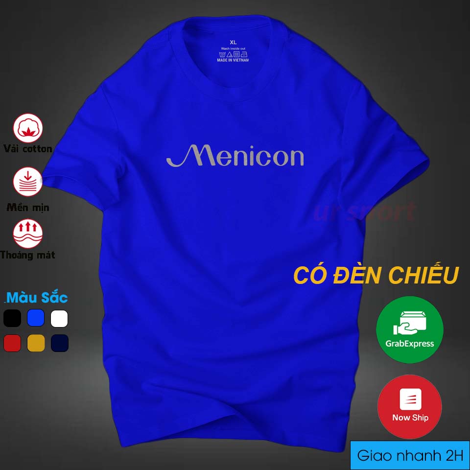 Áo thun nam Menicon phong cách thời trang lịch lãm - Vải dầy dặn con giãn tốt