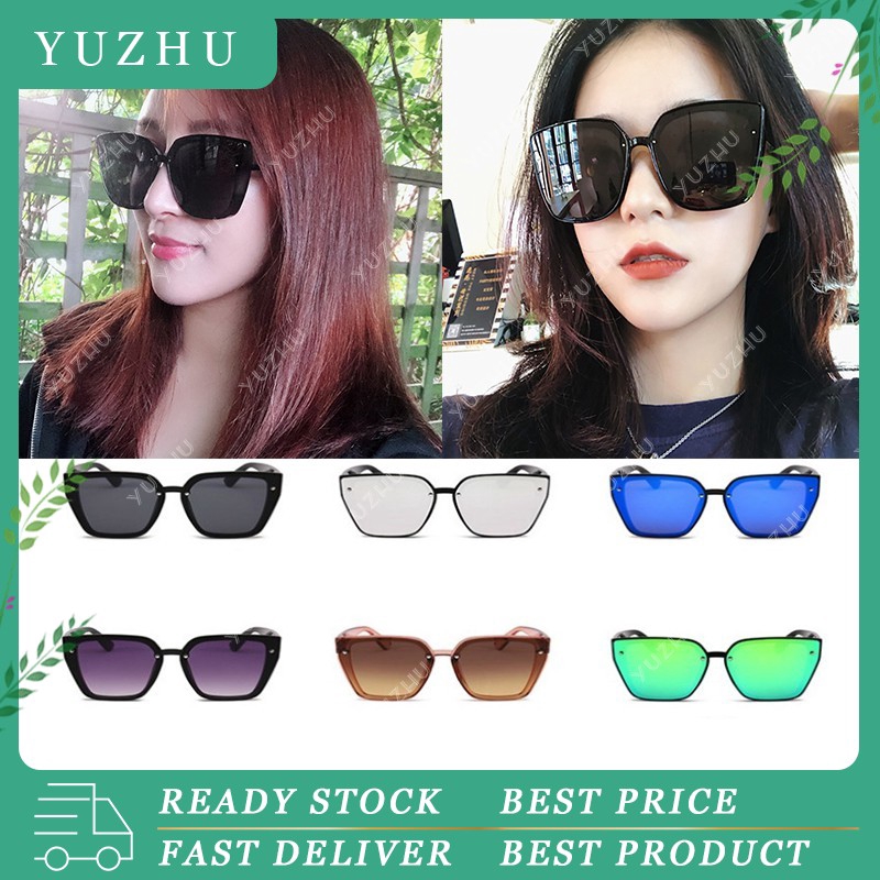 Kính mát gọng vuông quá khổ phong cách Retro thời trang cá tính cho nữ