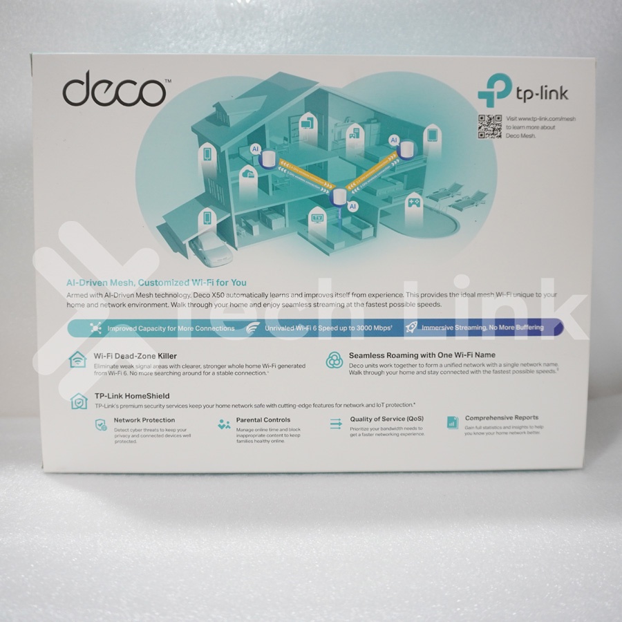[Hỏa tốc] Hệ Thống Wi-Fi 6 Mesh TP-Link Deco X50 Dành Cho Gia Đình Chuẩn AX3000