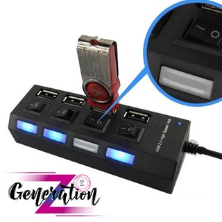 Hub chia USB 1 ra 4 có công tắc