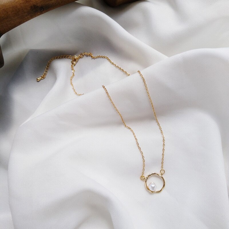 vòng cổ Mặt Ngọc Trai Thời Trang Cho Nữ