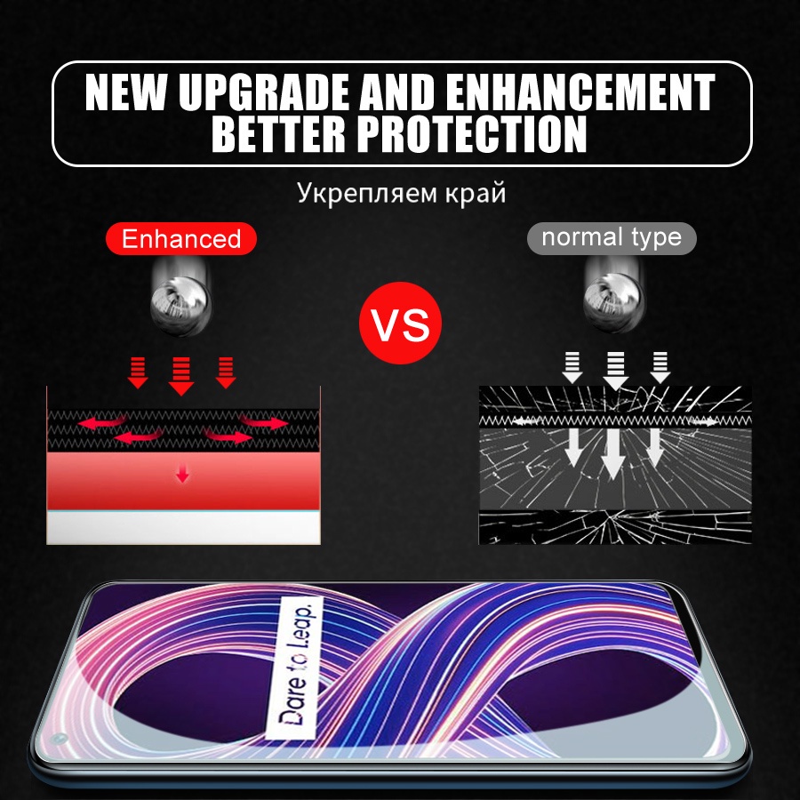 Kính Cường Lực Trong Suốt Chống Trầy Xước Sang Trọng Cho OPPO A57 A96 A95 A74 A76 A36 Reno 7Z 7 4G 5G