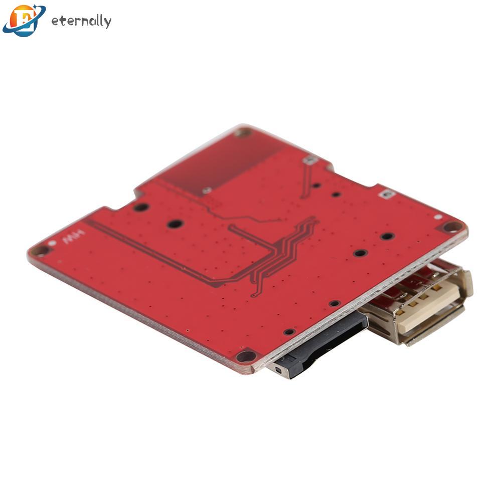 Eternally Bluetooth-compatible Audio Receiver Board w/USB TF Card Slot DIY Modified MP3 Module 