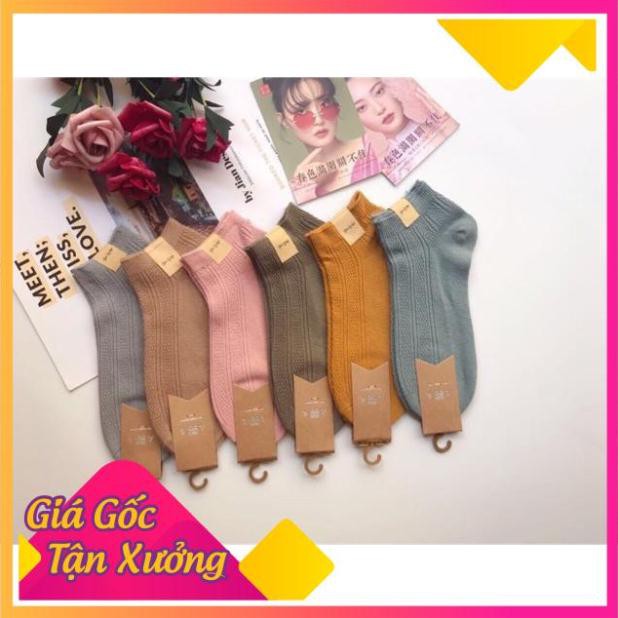 [SIÊU SALE] Set 10 Đôi Tất Len Gân Nữ Loại Mới Cao Cấp.