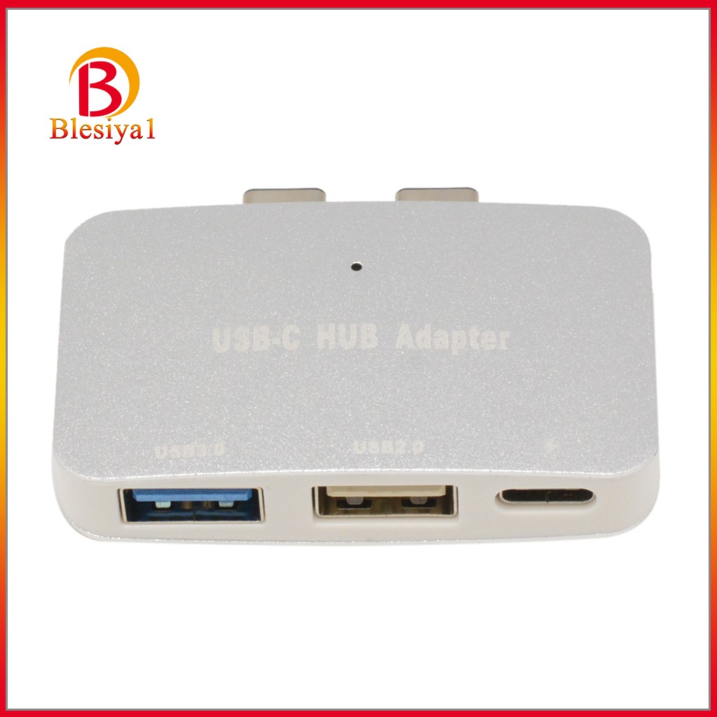 Hub chuyển đổi USB-C Type C + đầu sạc + 2 USB cho MacBook Pro