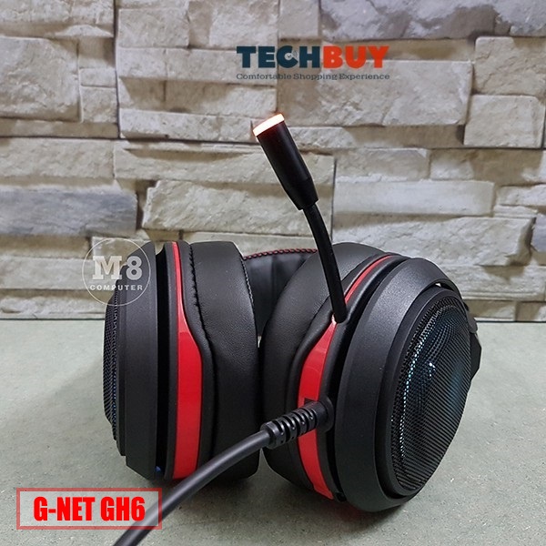 Tai nghe Gaming G-Net GH6 7.1 USB Led RGB, GH6 PLUS, RUNG, 7.1 RGB I Head phone GNET GH6, GH6 PLUS âm thanh 7.1 RGB LED