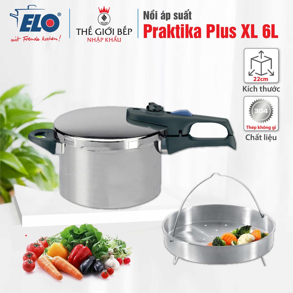 NỒI ÁP SUẤT ELO PRAKTIKA PLUS XL 6L