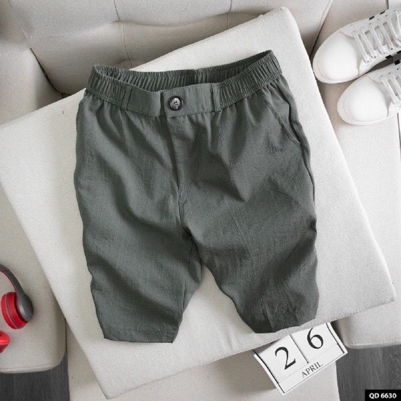 Quần sọt nam vải si đũi giãn cao cấp 059