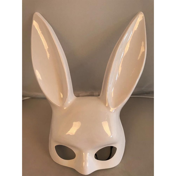 Mặt Nạ Hóa Trang Halloween Hình Tai Thỏ Xinh Xắn B7H9