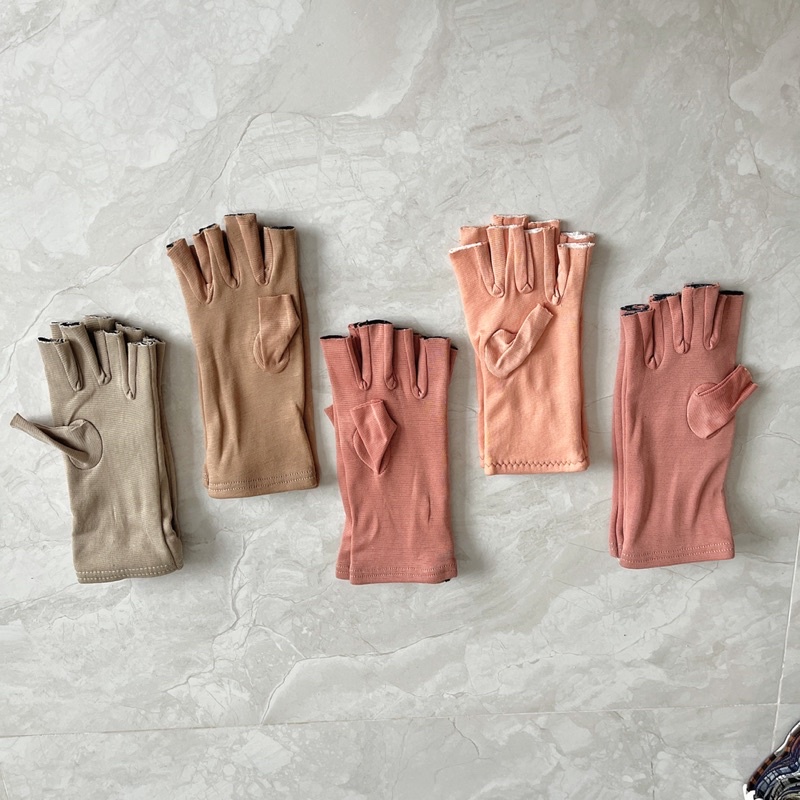 Bao tay vải cotton dày đi nắng, Găng tay Nữ