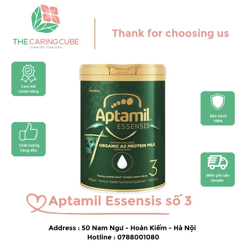 SỮA APTAMIL ESSENSIS ORGANIC A2 SỐ 3 900G