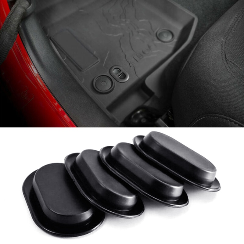 Bộ 4 Nút Cao Su Bịt Lỗ Thoát Nước Chống Bụi Cho Phía Sau Xe Hơi 18-23