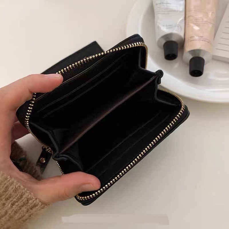 VÍ DA MINI ĐỰNG TIỀN NHIỀU NGĂN VINTAGE