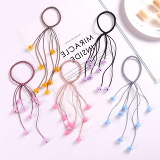 Dây cột tóc hoa tulip rơi