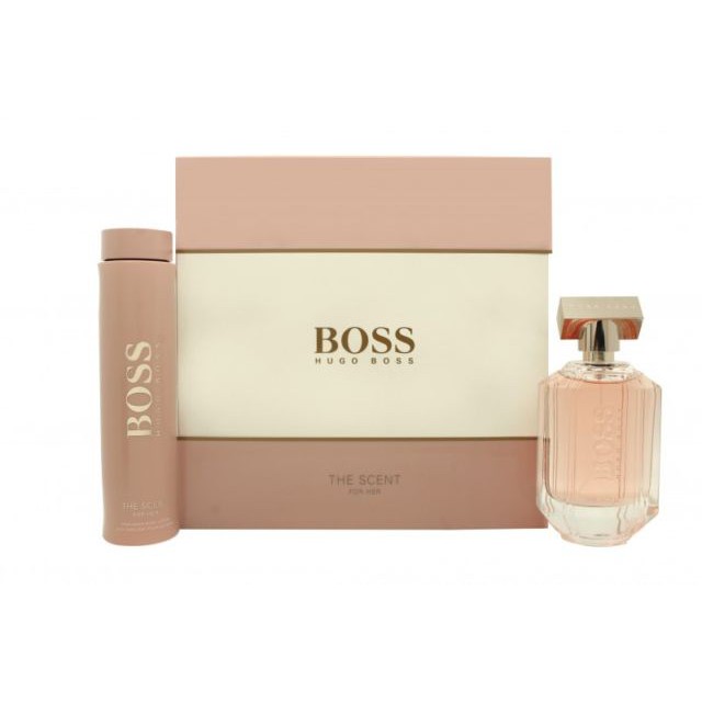 Auth - Set nước hoa Hugo Boss The Scent EDP for women (NH 100ml + Lotion 200ml) | Thế Giới Skin Care