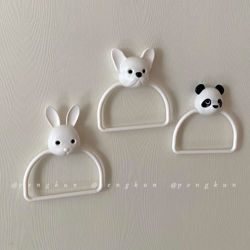 Giá Treo Khăn Gắn Tường Không Cần Khoan Họa Tiết Hoạt Hình Dễ Thương