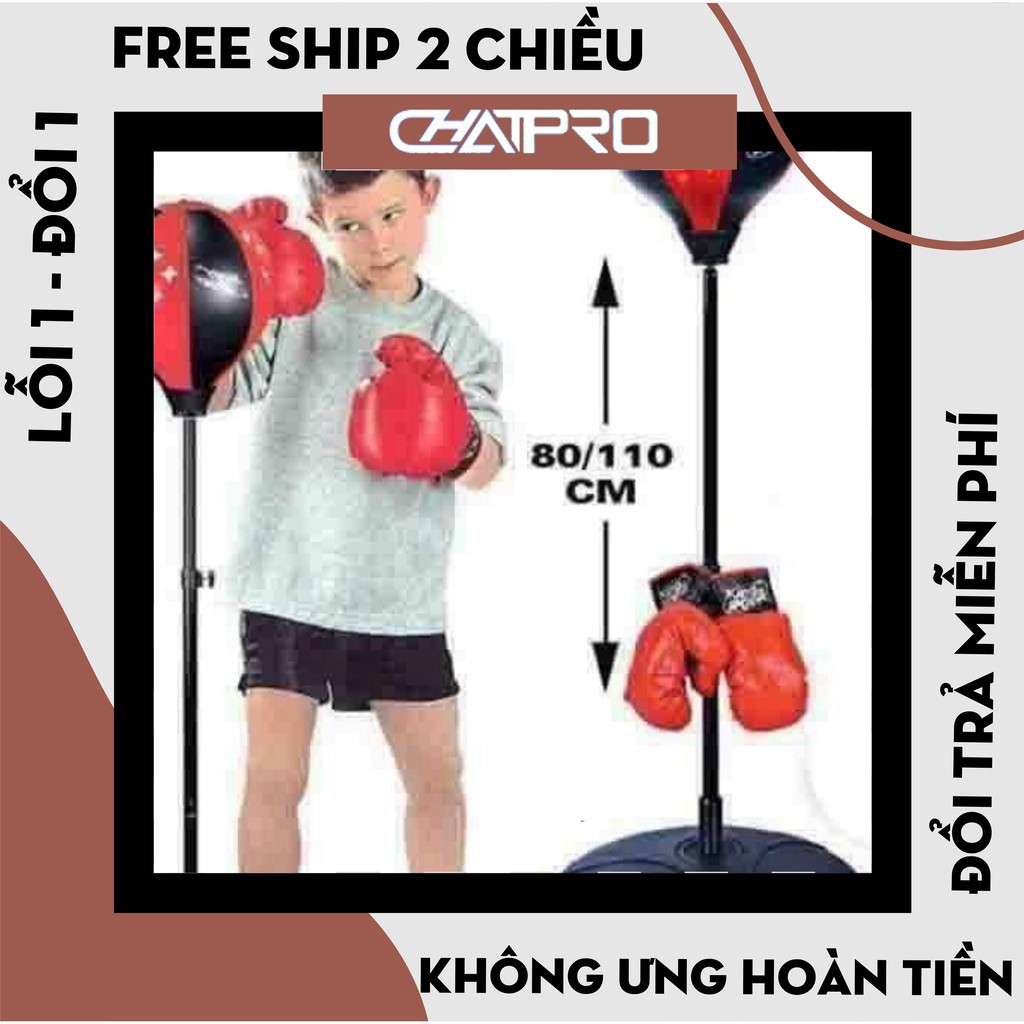 bộ đồ chơi đấm bốc cho bé, bộ đấm bốc boxing cho bé luyện tập phản xạ