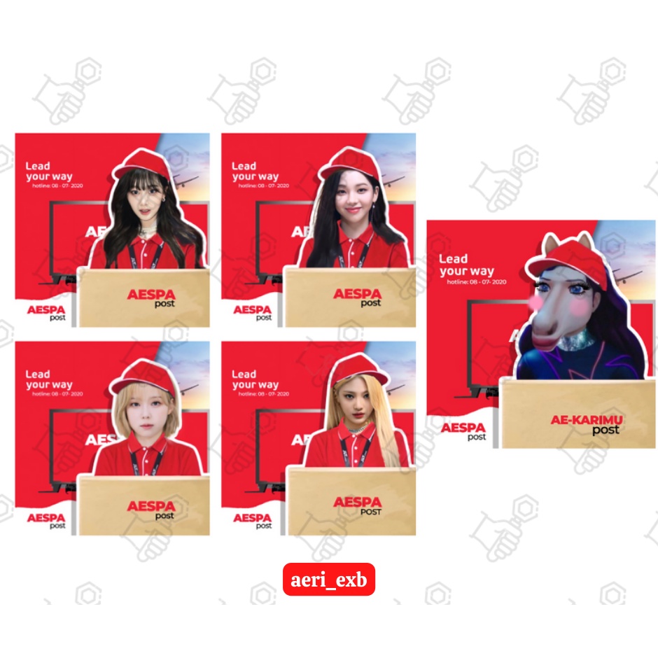 AESPOST aespa sticker niêm phong
