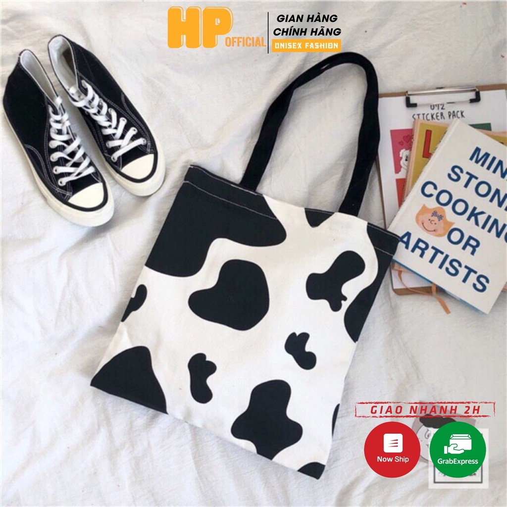 Túi tote bò sữa ❤️Túi đeo vai vải Canvas phong cách Ulzzang, vải bố form Unisex Vintage - TBS | BigBuy360 - bigbuy360.vn