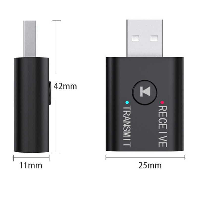 1 Pcs 2-In-1 USB Bluetooth Audio Transmitter Receiver Adapter & 1 Pcs TPA3116D2 Audio ule Digital Amplifier Board
