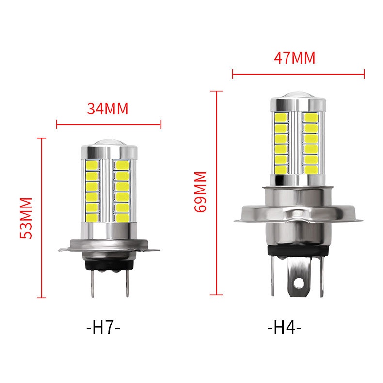 Đèn LED sương mù, demi xe chân H4 H7 H8/H11 9005 9006 ( H10)  H5630-33