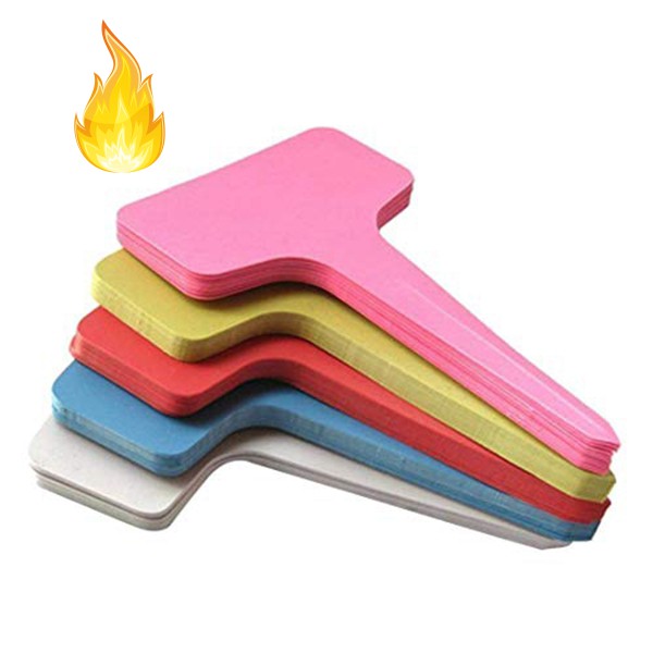 Set 100 Thẻ Nhựa Chữ T 6 X10Cm 5 Màu Chuyên Dụng Gắn Chậu Cây Cảnh