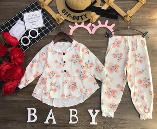 6 Bộ Pizama dài tay thô lụa