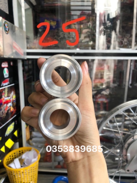 Tiêu cnc gắn bô leovince size 19, size 20, size 25